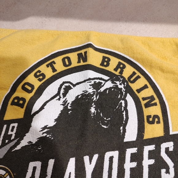 Stanley Cup playoff official Boston Bruins 2019 Playoff Rally Yellow rally towel - Picture 2 of 11